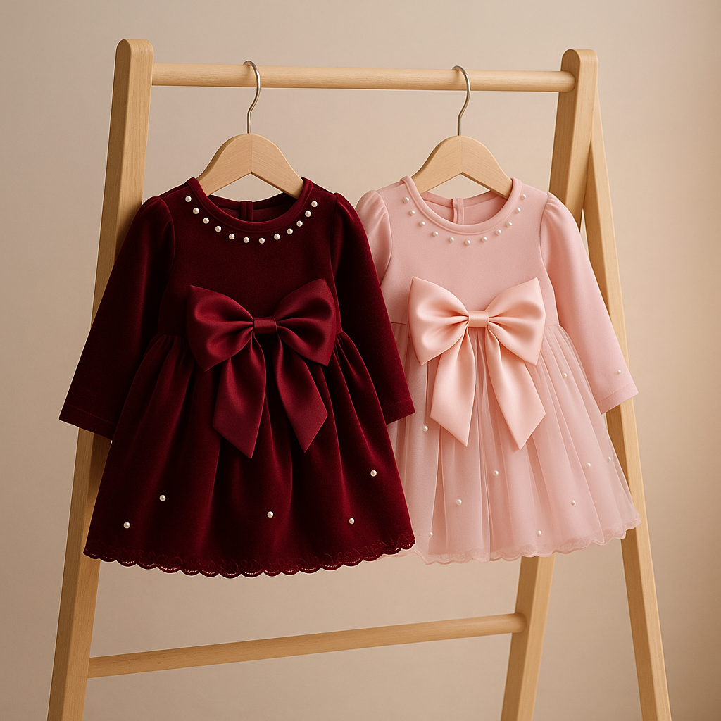 Maroon Party wear frock