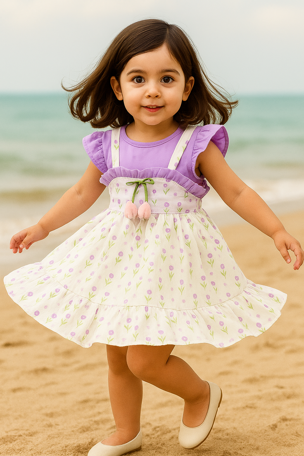 Lavender Tulip Dress Set