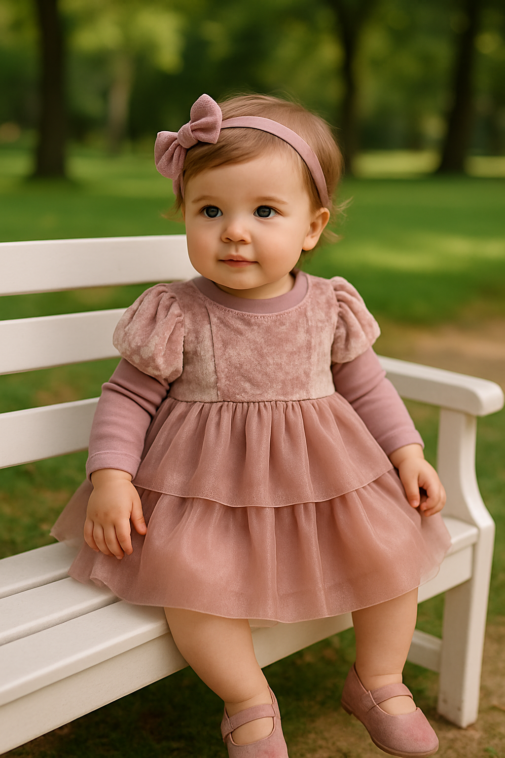 Brown Party wear Frock