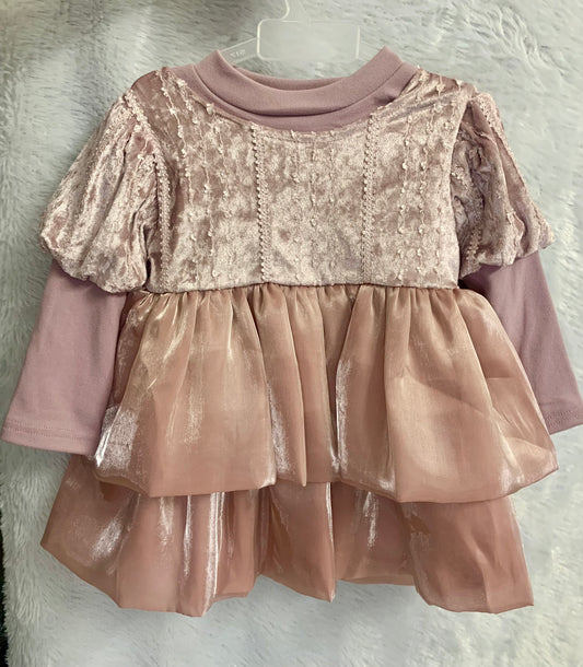 Brown Party wear Frock