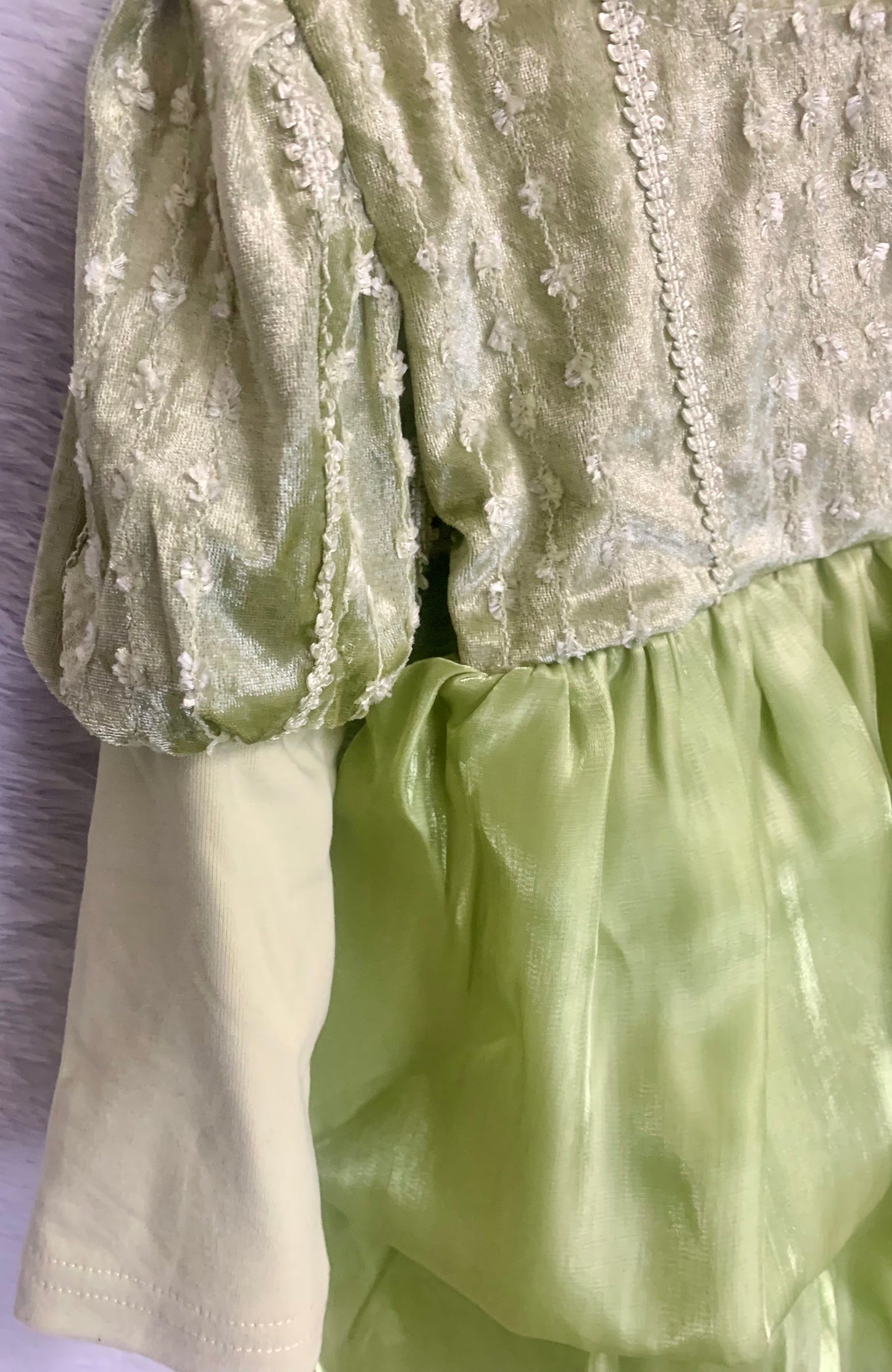 Sparkling Mint Tiered Party Dress