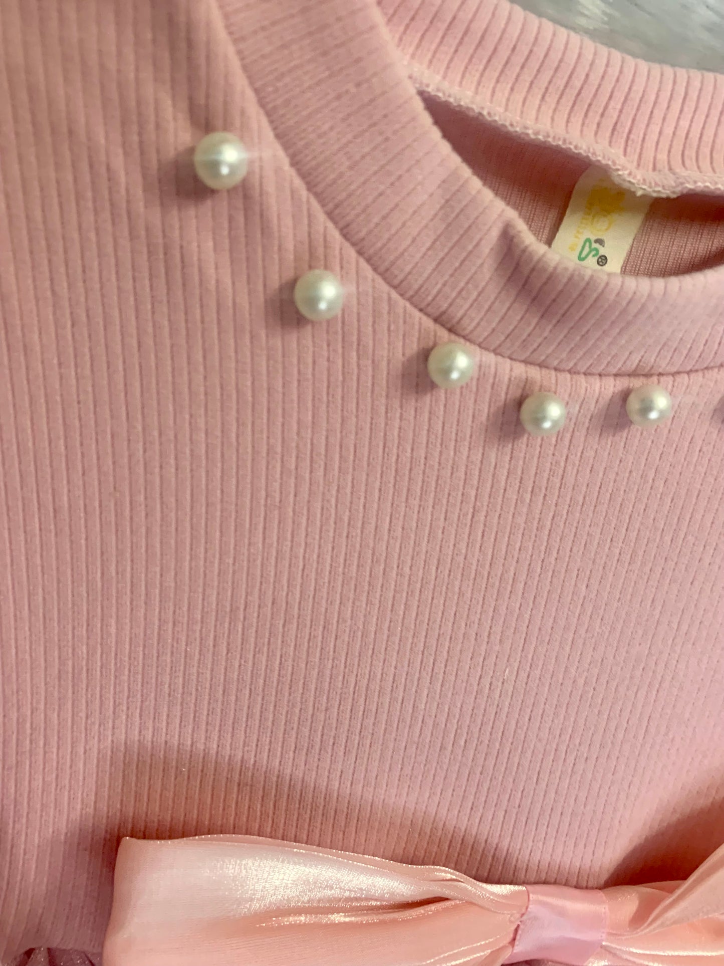 Pinkish Party wear frock