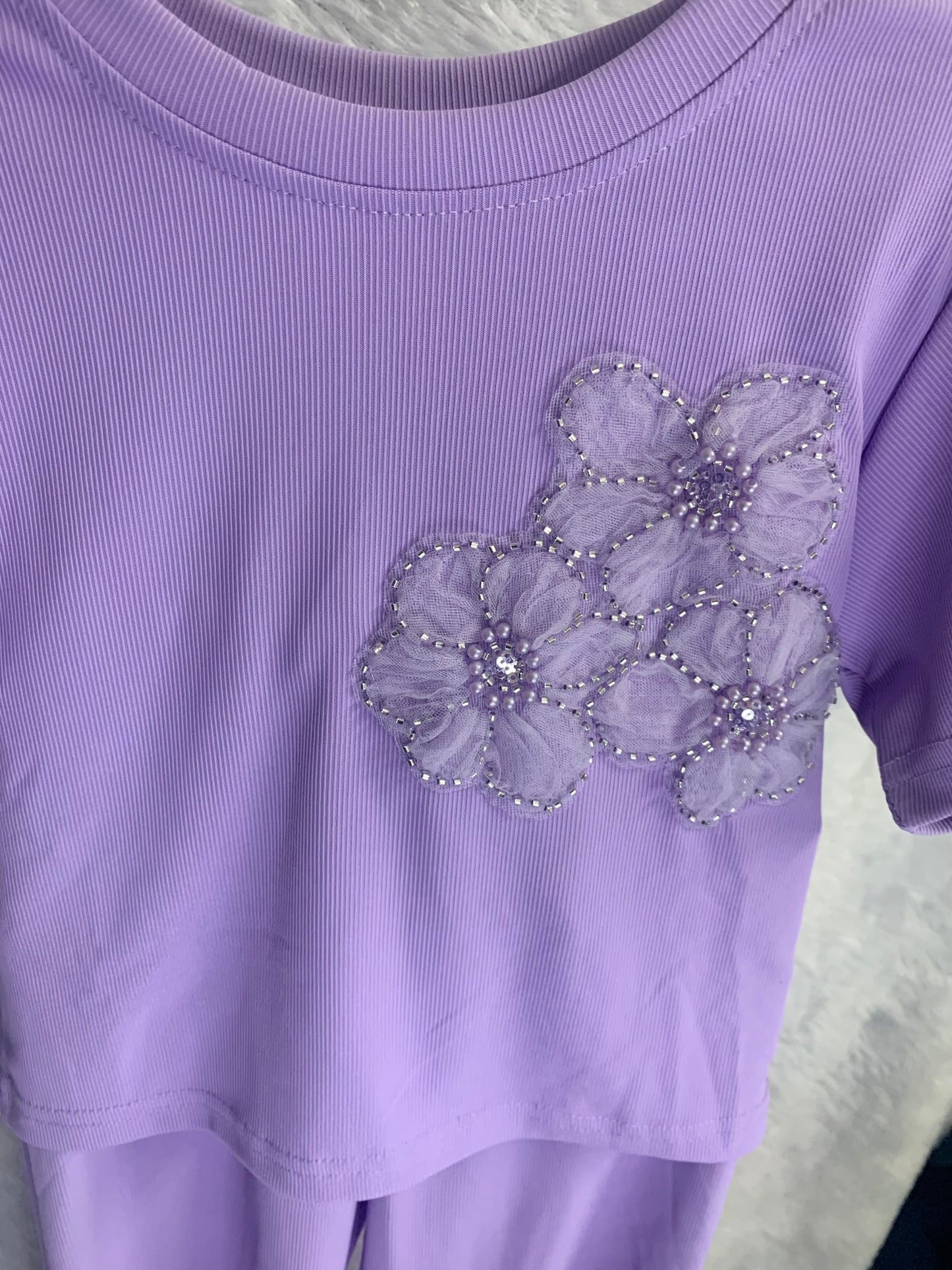 Lilac Blossom Coord Set for Girls