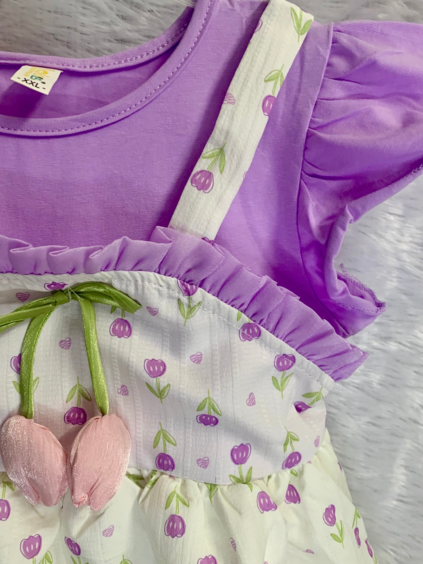 Lavender Tulip Dress Set