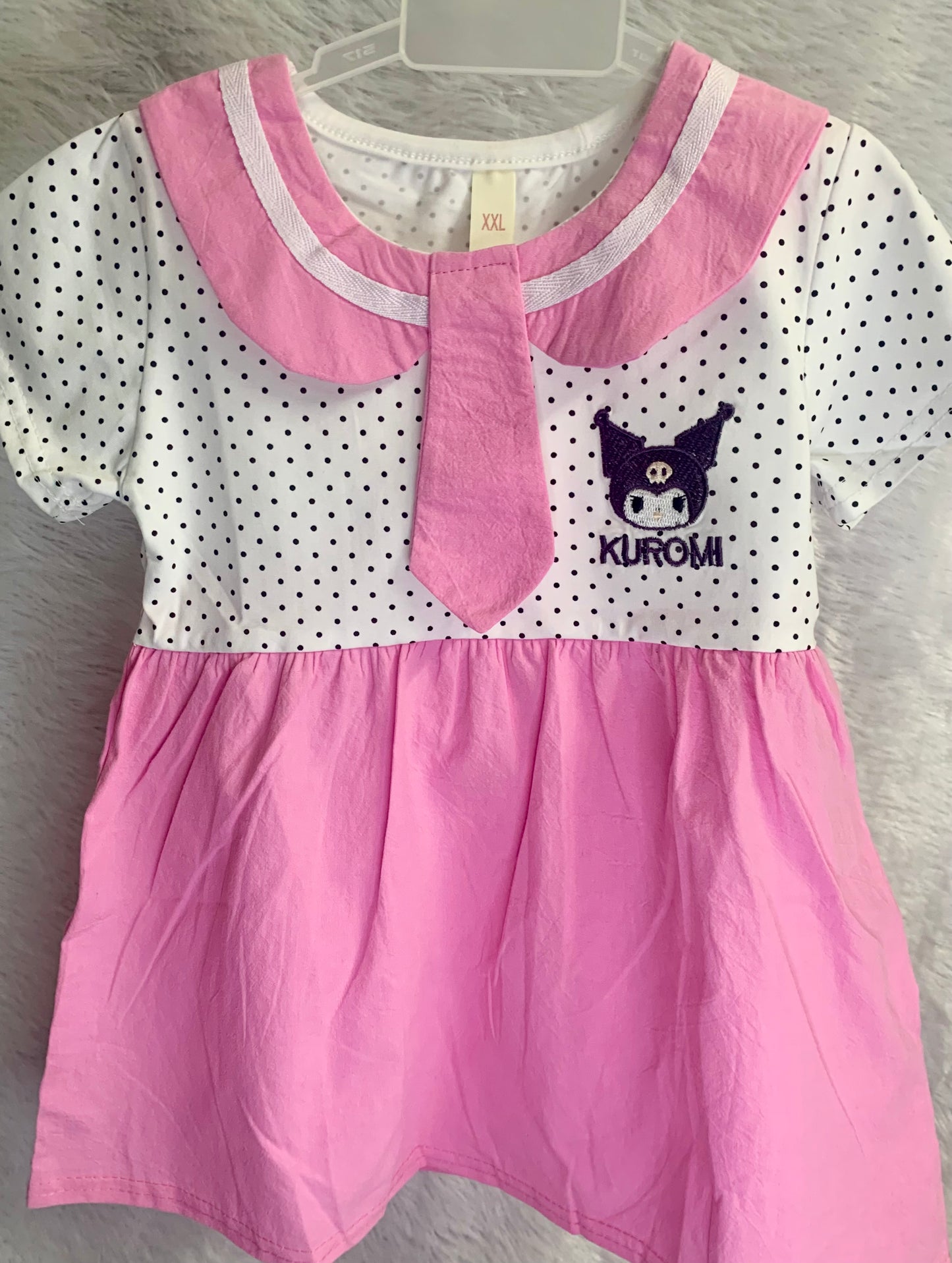 Pink Polka Dot Dress