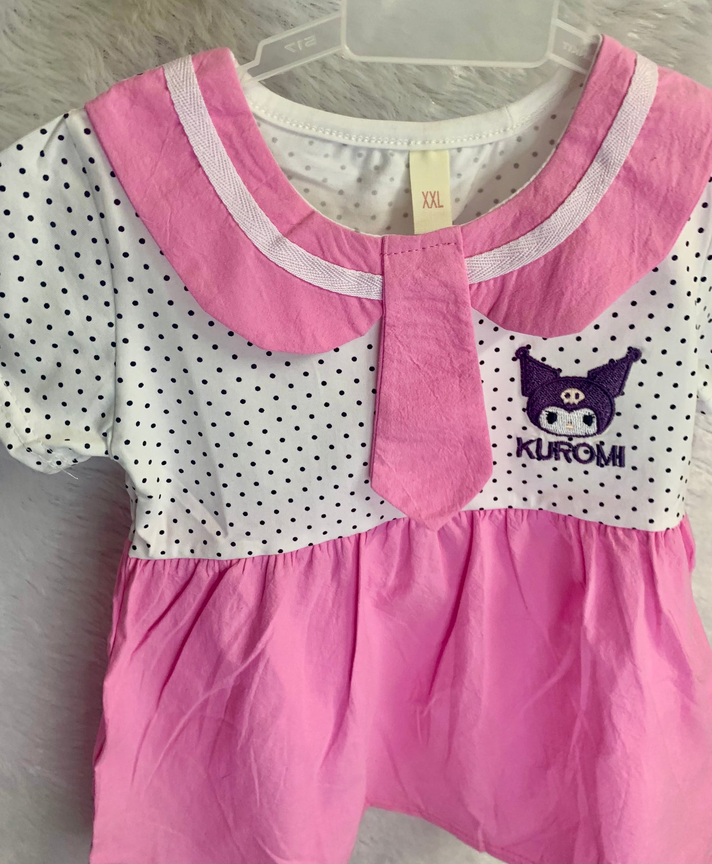 Pink Polka Dot Dress