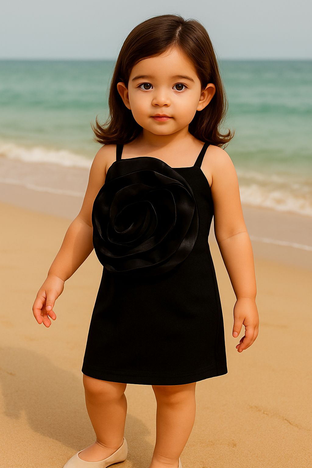Bold Black Flower design