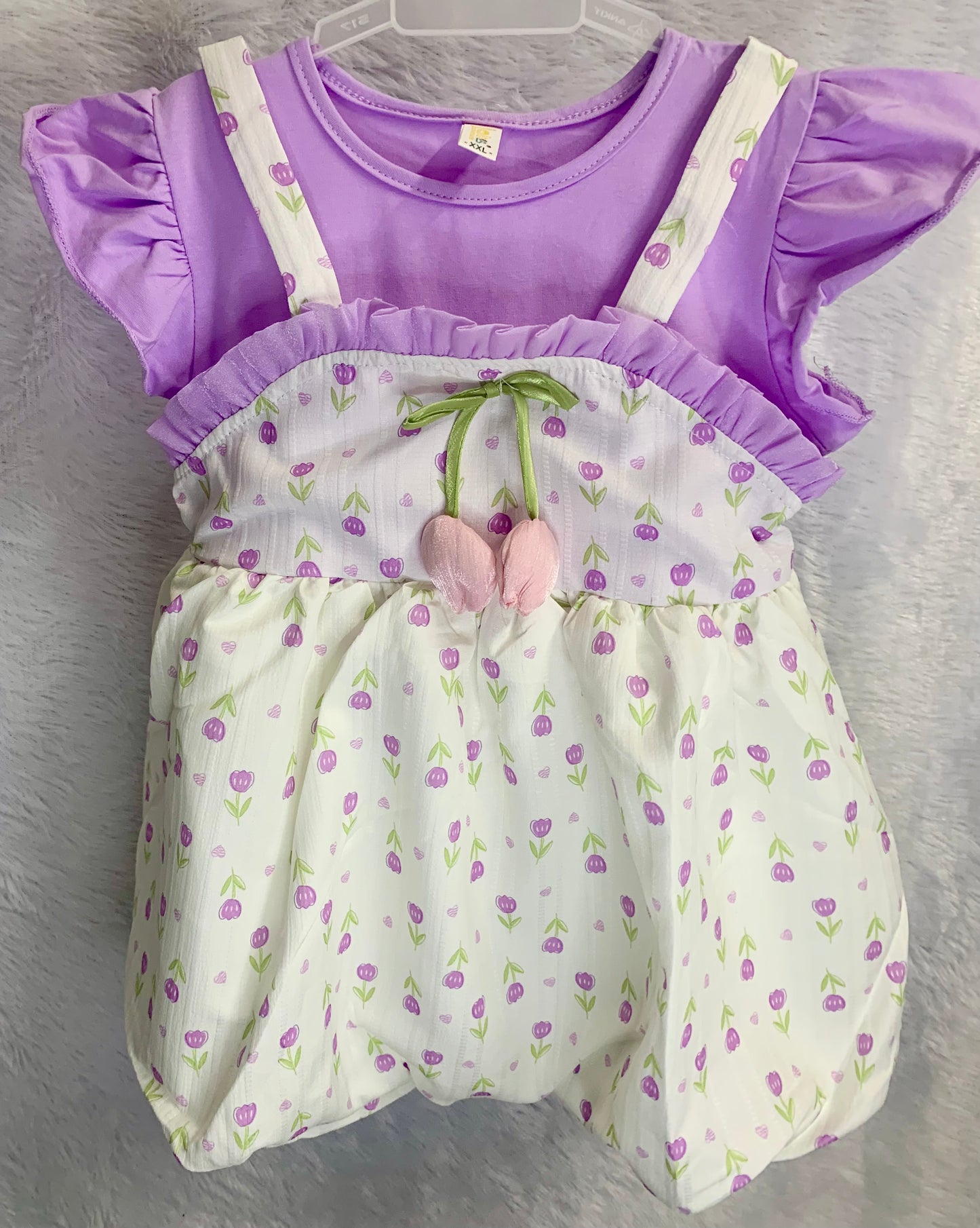 Lavender Tulip Dress Set