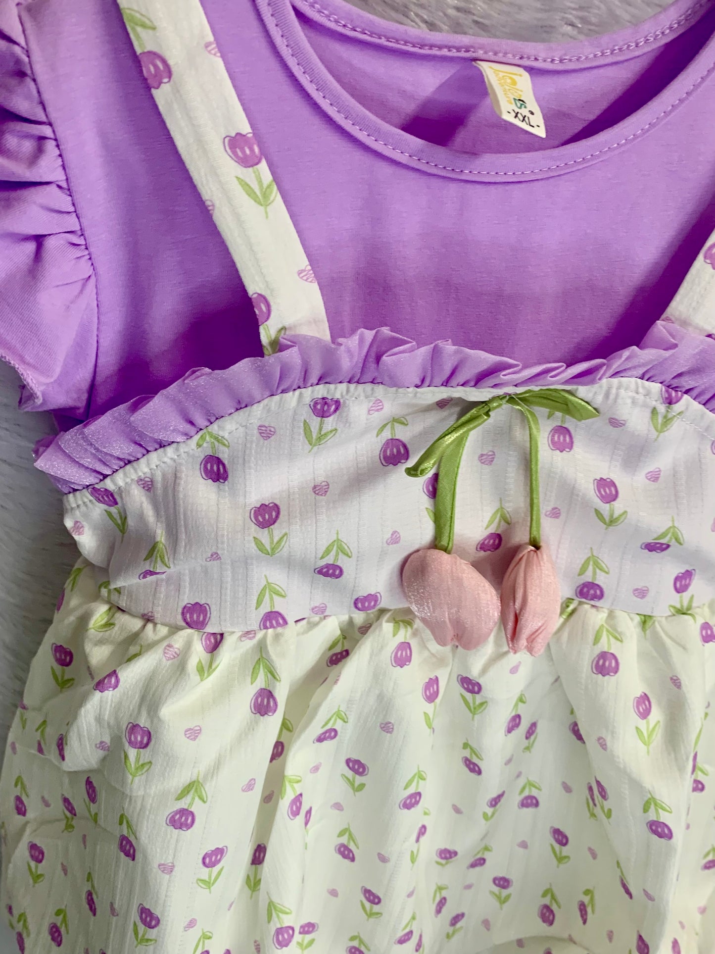 Lavender Tulip Dress Set