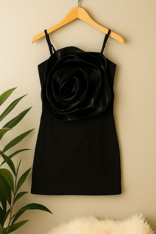 Bold Black Flower design